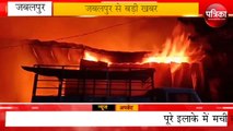 horrible fire in tent house godown, Burnt fire in tent warehouse