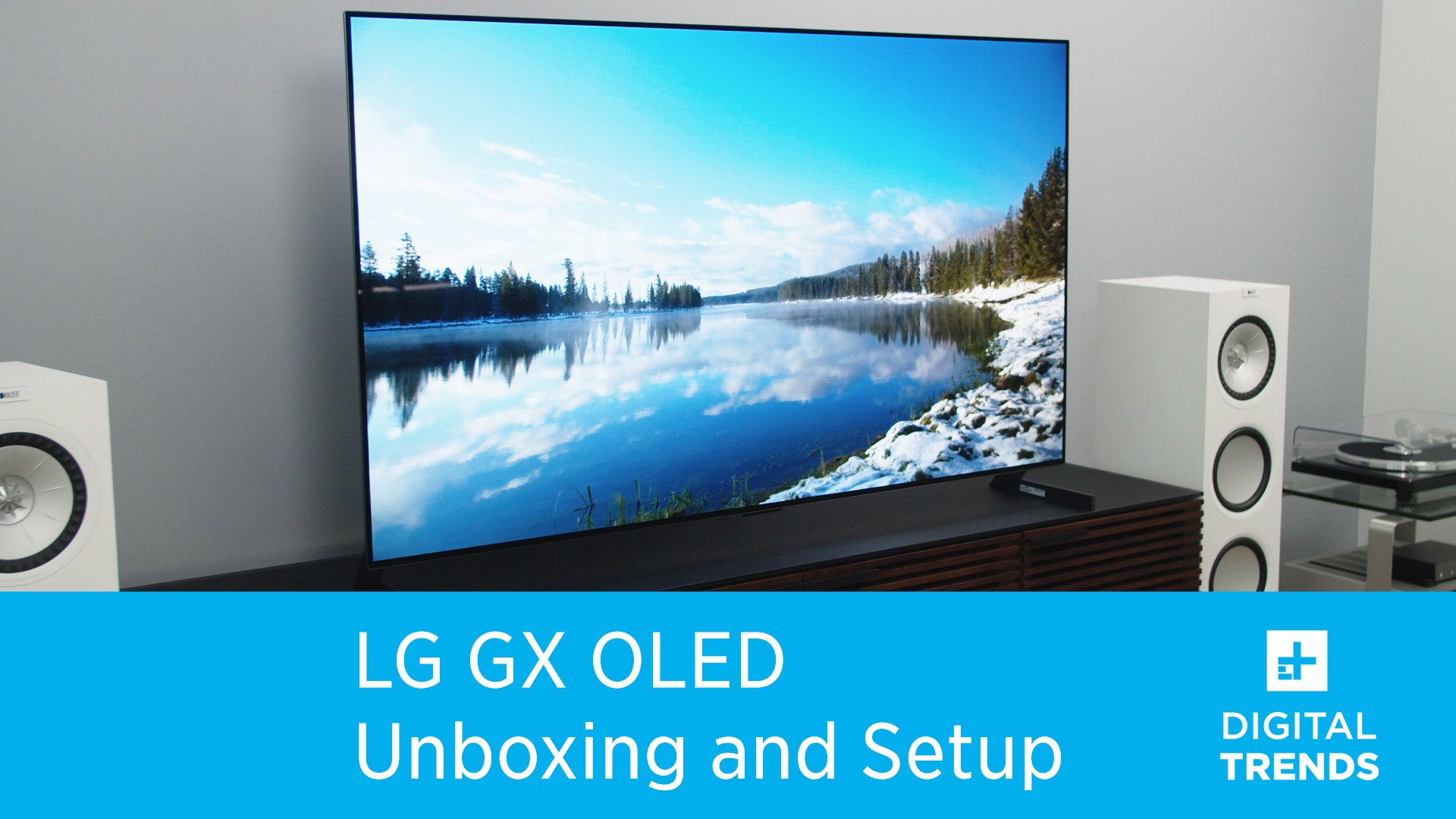 LG GX OLED Unboxing and Basic Setup | New Gallery Series - video Dailymotion