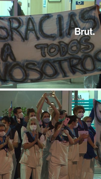 Health care workers applauded around the world