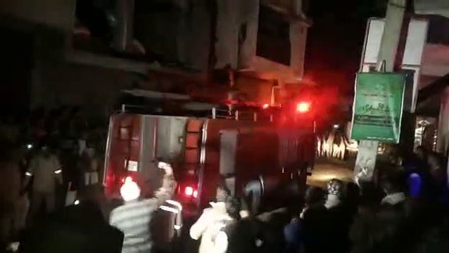 किराने के गोदाम में लगी भीषण आग, लाखों का माल जलकर राख