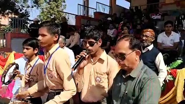 Pie game Olympics दृष्टिहीनों ने मधुर गायन से मन मोहा