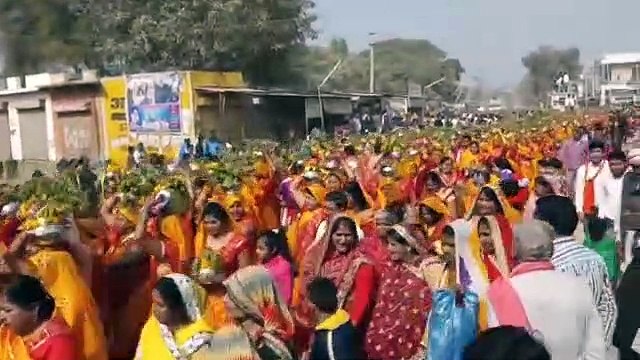 कलशयात्रा में उमड़ा श्रद्धा का सैलाब, कथा वाचक जया किशोरी की वाणी ने घोली मिठास