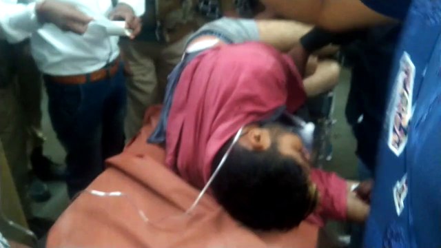 थाने से महज 50 मीटर की दूरी पर दिन दहाड़े फिल्मी स्टाइल में फायरिंग