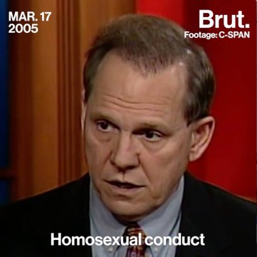 Roy Moore on homosexuality