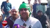 Muzaffarnagar: मुआवजे की मांग को लेकर किसानों ने किया अनोखा प्रदर्शन, देखें वीडियो