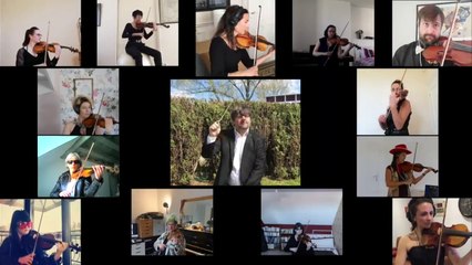 Coronavirus: un orchestre confiné interprète "YMCA" en version symphonique