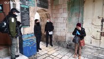 شاهد:جمعة عظيمة حزينة في ثنايا القدس.. فكيف بدا طريق الآلام في زمن كورونا؟