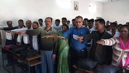 सफाई को हां, प्लास्टिक को ना के तहत डाइट के छात्रों ने ली शपथ, कहा प्लास्टिक मुक्त होगा भारत