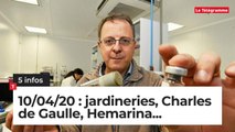 Jardineries, Charles de Gaulle, Hemarina… Cinq infos bretonnes du 10 avril [Vidéo]1