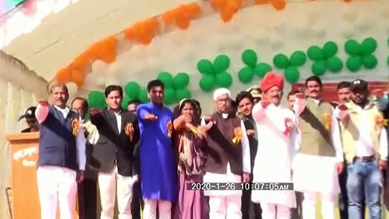 Patrika swarnim india campaign swearing katni district