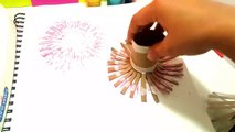 Amazing Craft With Tissue Rolls-5 Minutes Craft-Craft # 1-Dandelion Painting- JoyLand