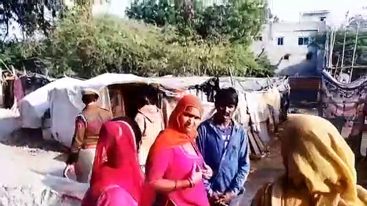Police again searched camps and slums
