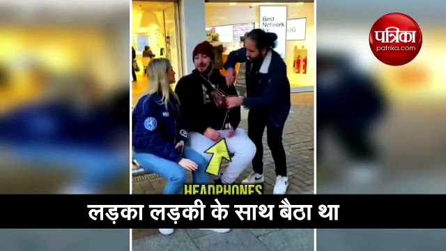 पहले शख्स ने हैडफोन को बीच में से काटा, फिर मैजिक से जोड़ दिया
