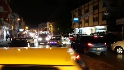 Adana'da sokağa çıkma yasağı öncesinde yoğunluk