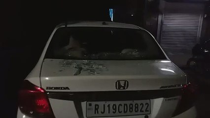 Late night ravages of youth, glass blasts of more than two dozen cars