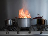 More People Are Starting Kitchen Fires by Cooking at Home