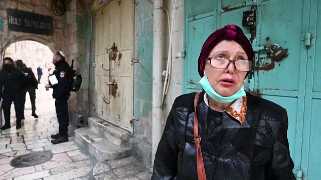 Sin milagro en Jerusalén, el Santo Sepulcro permanece cerrado en Pascua