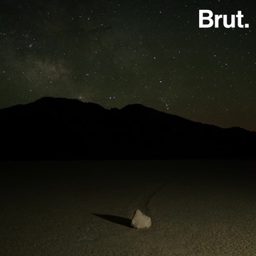 Sailing stones of Racetrack Playa, a mysterious phenomenon
