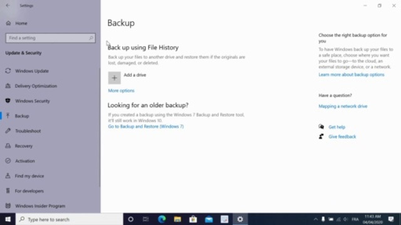 How to use Windows 10 backup and restore step by step