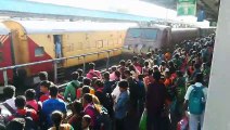 Pongal: crowds seen at railway stations