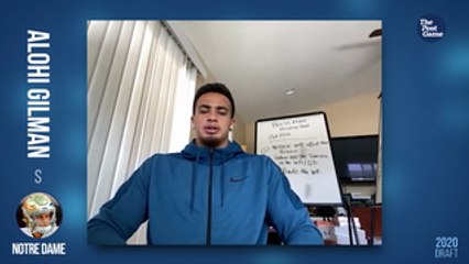 Alohi Gilman Shares Best Notre Dame Memories, NFL Draft Preparation
