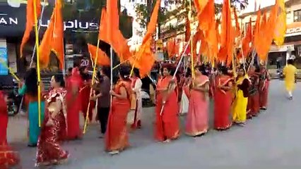 निशान यात्रा में सैकड़ों की संख्या में शामिल हुए श्रद्धालु