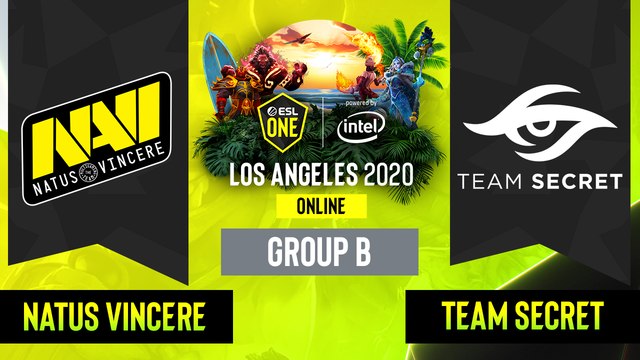 Dota2 - Team Secret vs. Natus Vincere - Game 1 - Group B - EU:CIS - ESL One Los Angeles