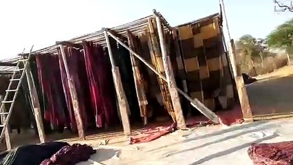 Sewage washing and dyeing unit running in the field