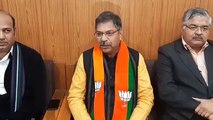 BJP state president Satish Poonia in Jodhpur