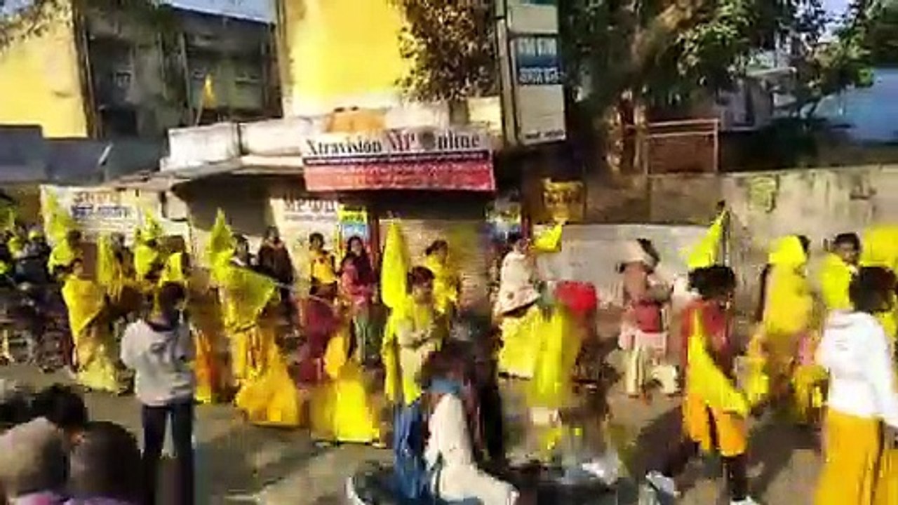 नारायण मिशन मंदिर से शिवगिरी तीर्थटन पदयात्रा का शुभारंभ - देखें वीडियो