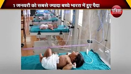 india had the most babies born on 1 january in the world