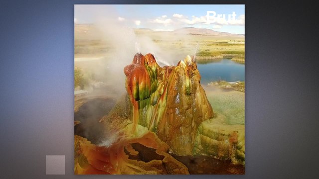 Fly Geyser in Nevada is a manmade wonder