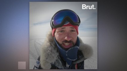 27-year-old French man completes a solo trek to the South Pole with no assistance or replenishments