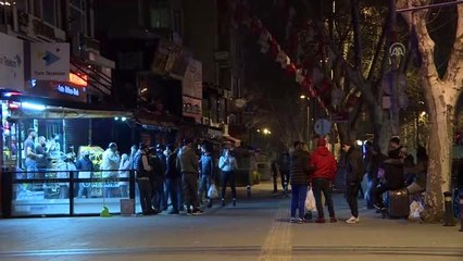 İstanbul'da sokağa çıkma yasağı başladı