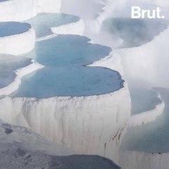 Western Turkey, home to a natural site called Pamukkale