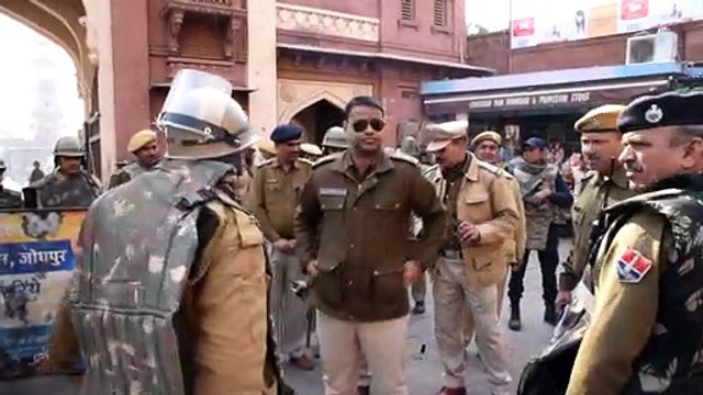 The city remained under police watch throughout the day