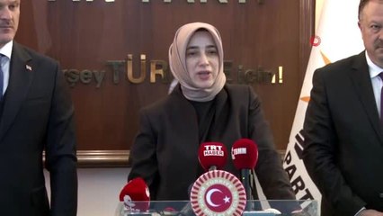 AK Parti Grup Başkanvekili Özlem Zengin açıklamalarda bulundu