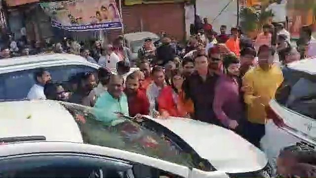 भाजपा के राष्ट्रीय सचिव नड्डा का काफिला ३५ मिनट की जगह डेढ़ घंटा चला