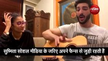 सुष्मिता सेन के ब्वॉयफ्रेंड रोहमन उनकी बेटी संग गा रहे हैं गाना, मां ने खुद शेयर किया वीडियो