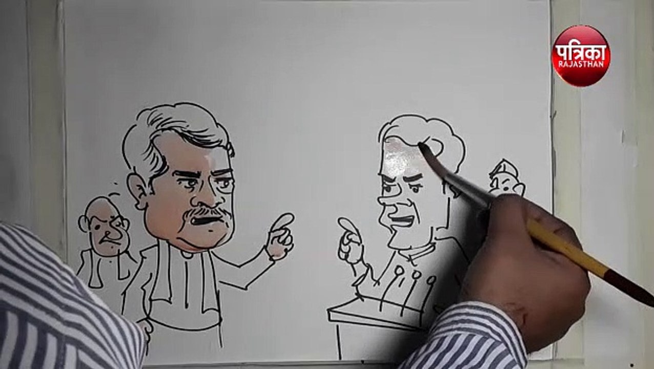 नेताओं की तीखी प्रतिक्रिया के पीछे क्या है कारण ?,देखिए कार्टूनिस्ट लोकेन्द्र की नजर से