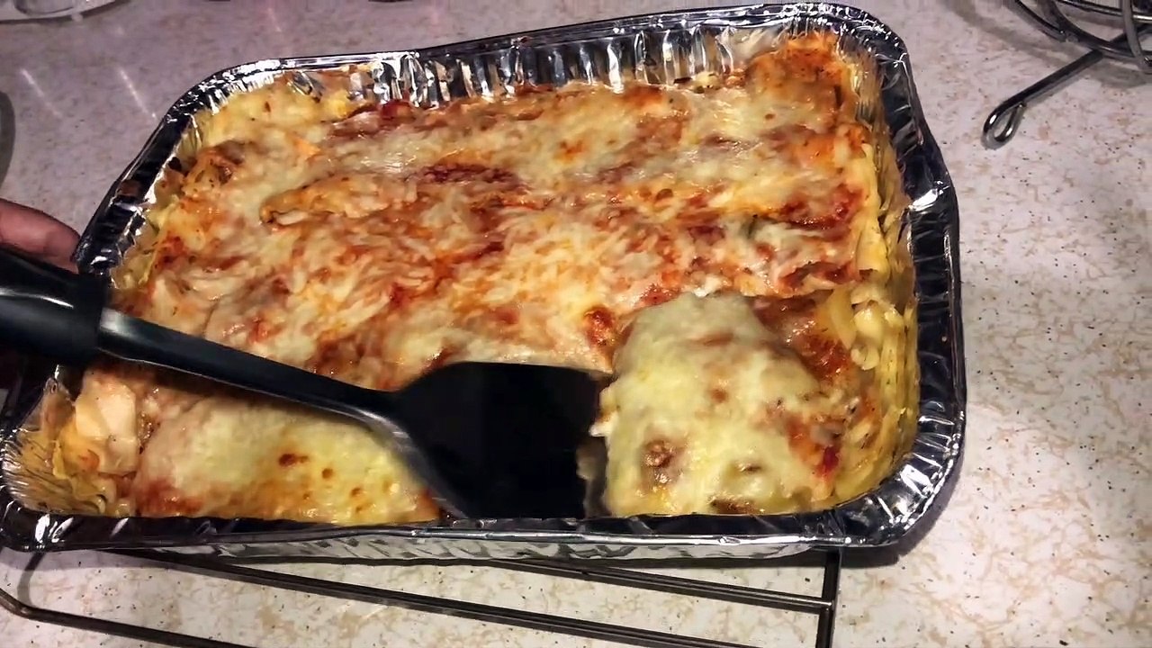 Easy homemade lasagna with white sauce by life with mom