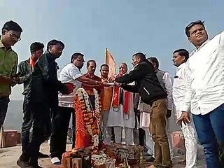 मानधाता की छतरी पर गए अंतरराष्ट्रीय हिंदू परिषद के संस्थापक