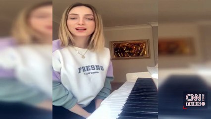 #EvdeKal#MüzikleKal Ceren Gündoğdu, yeni şarkılarıyla  canlı yayında moral olacak