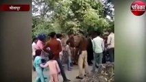 दरोगा ने सार्वजनिक तौर पर गांव में आग लगाने की दी धमकी, दरोगा की दबंगई का वीडियो हुआ वायरल, देखें