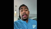 Zenit star Malcom receives Player of the Month award via drone