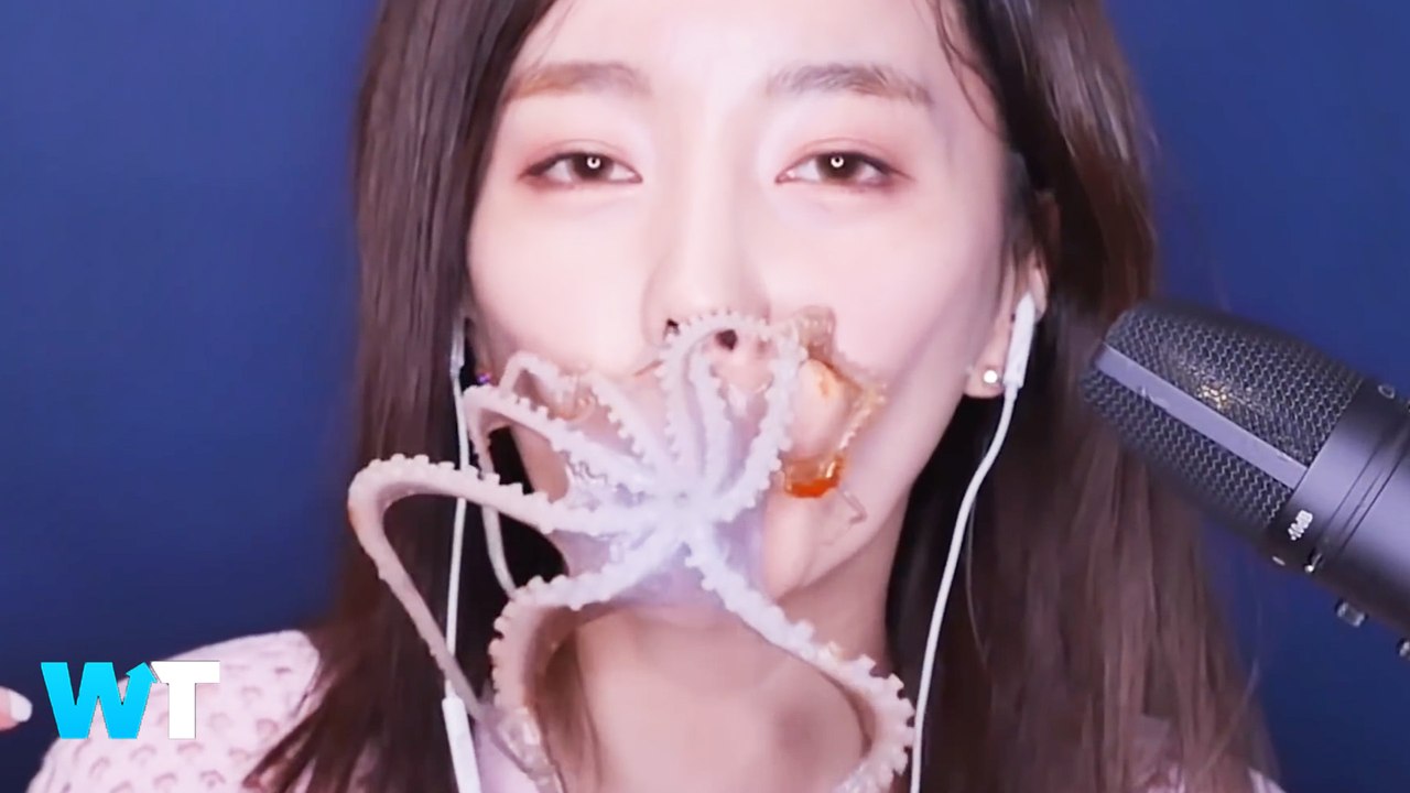 ASMR YouTuber Eats LIVE OCTOPUS and Viewers Are...
