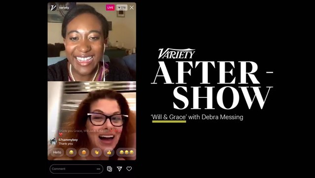 Debra Messing Talks 'Will & Grace' on Variety's After-Show