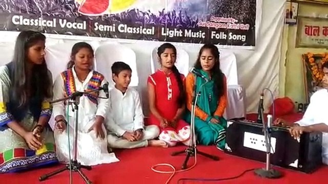 Children showed talent in singing competition