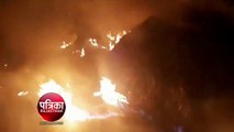 बांसवाड़ा : जिले के दर्रा गांव में अचानक आग से मकान का हिस्सा और घास राख