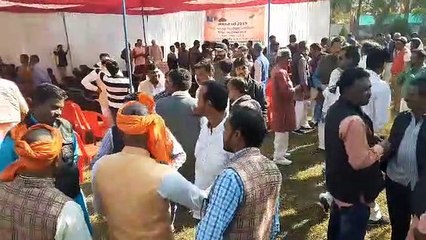 Leaders gathered in BJP office including MLA and Board President